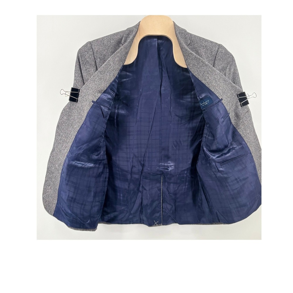 Turnbury Collection Grey Wool Two Button Blazer S… - image 4